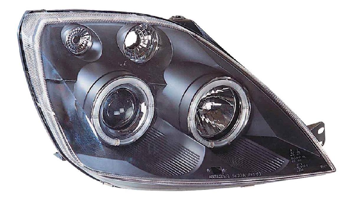 Set+de+phares+sur+mesure+pour+Ford+Fiesta+VI+2002-2008+-+Noir+-+incl.+Angel-Eyes